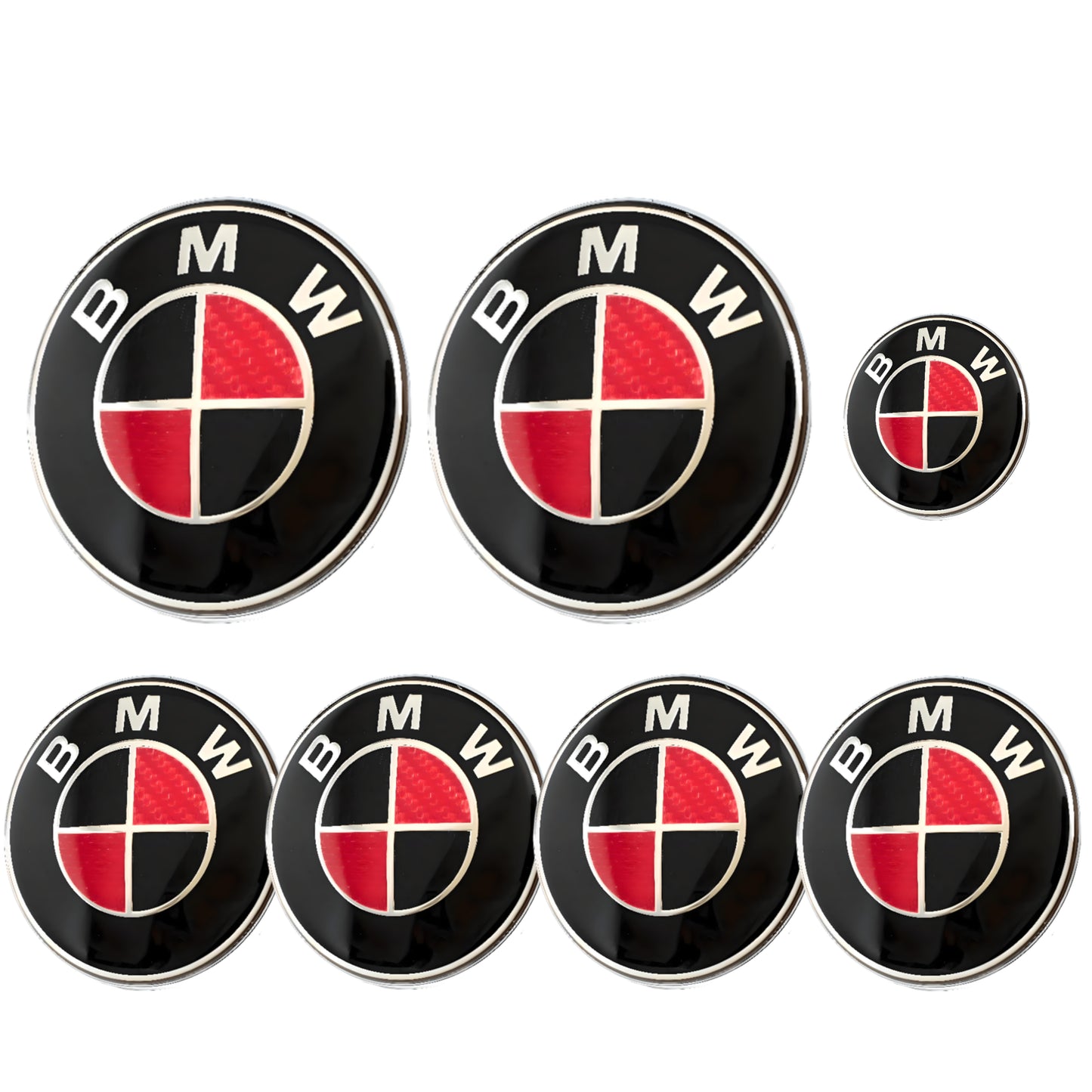 BMW Badge | Red & Black