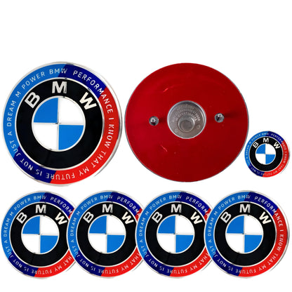 BMW 50th Anniversary Badge | Blue & Red