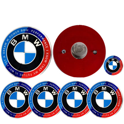 BMW 50th Anniversary Badge | Blue & Red