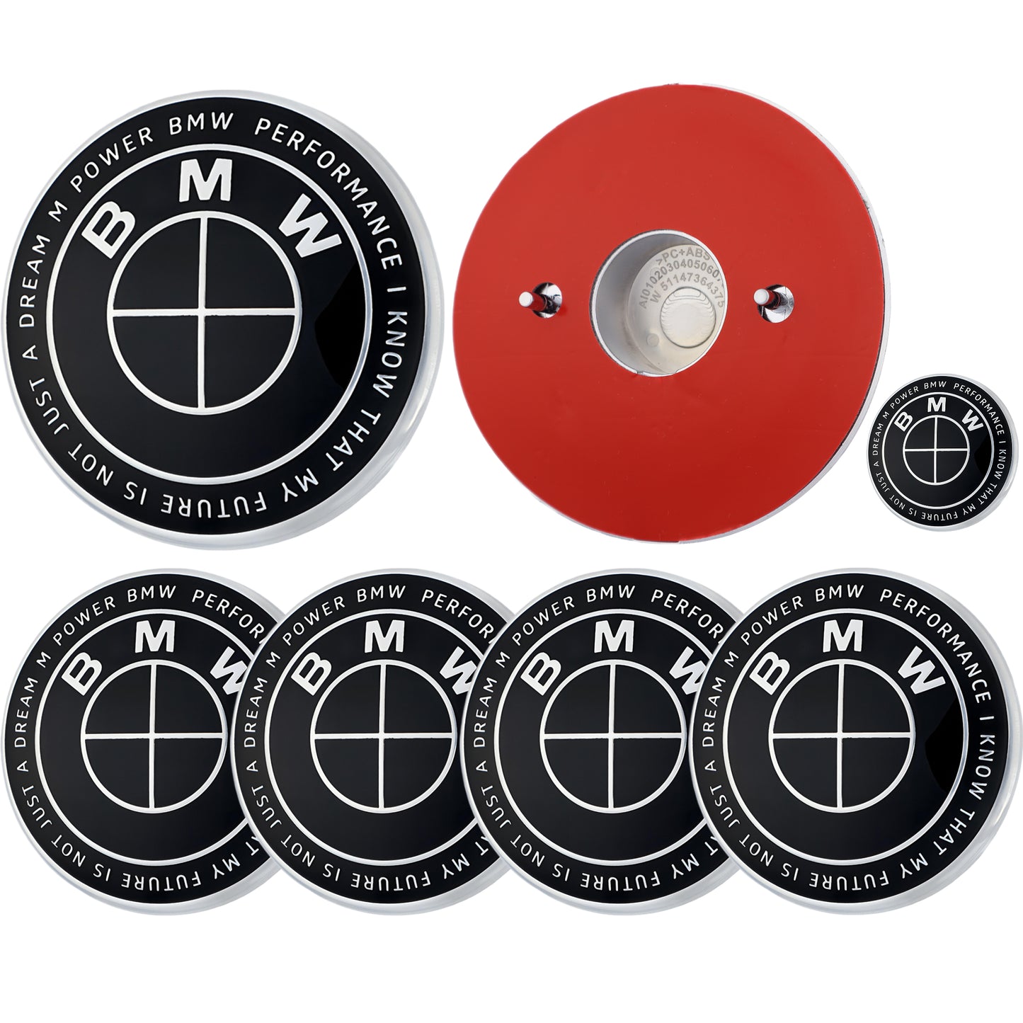 BMW 50th Anniversary Badge | Full Black