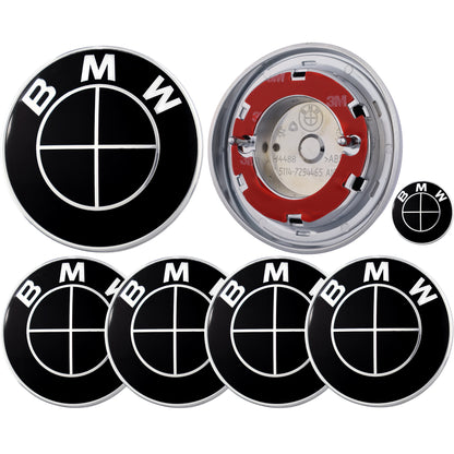 BMW Emblem | Voll Schwarz