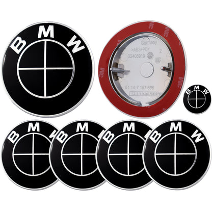BMW Emblem | Voll Schwarz