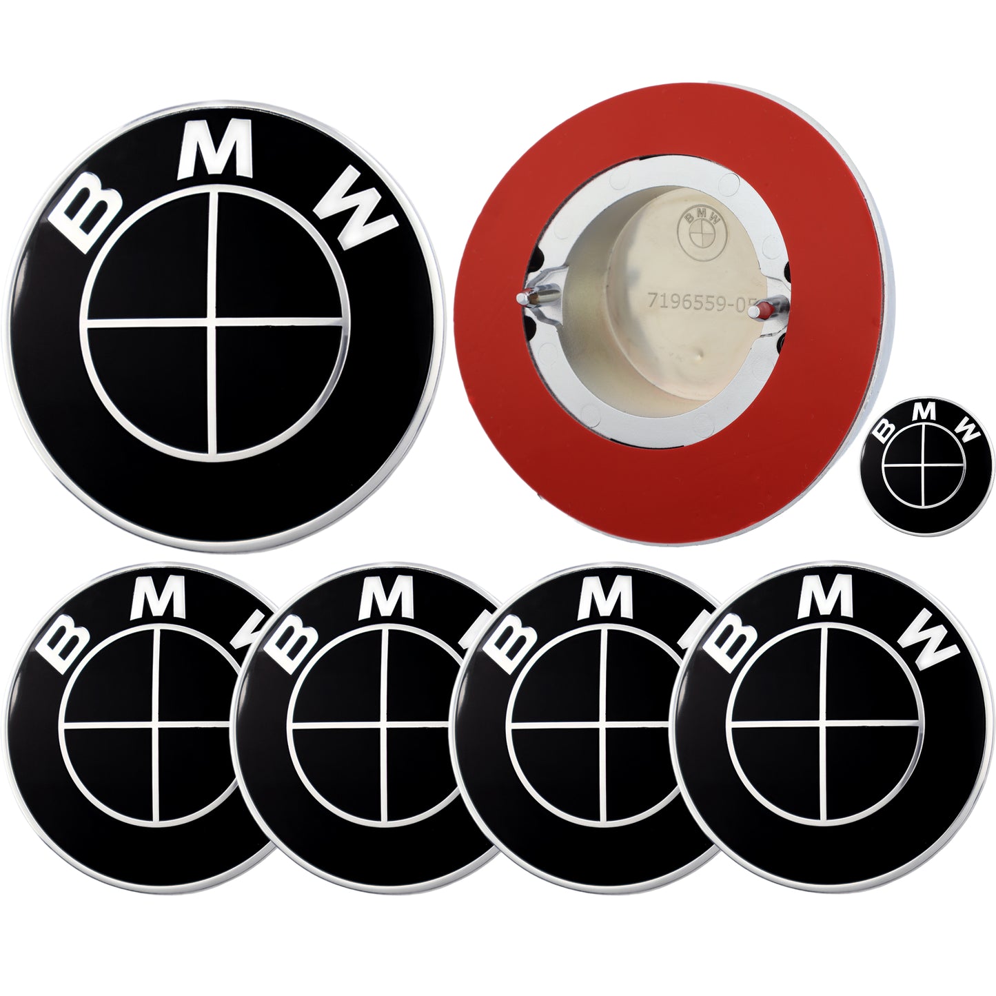 BMW Emblem | Voll Schwarz