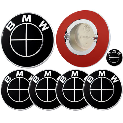 BMW Emblem | Voll Schwarz