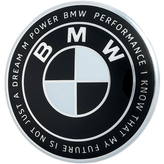 BMW Emblem 50 Jahre M | Schwarz & Weiß