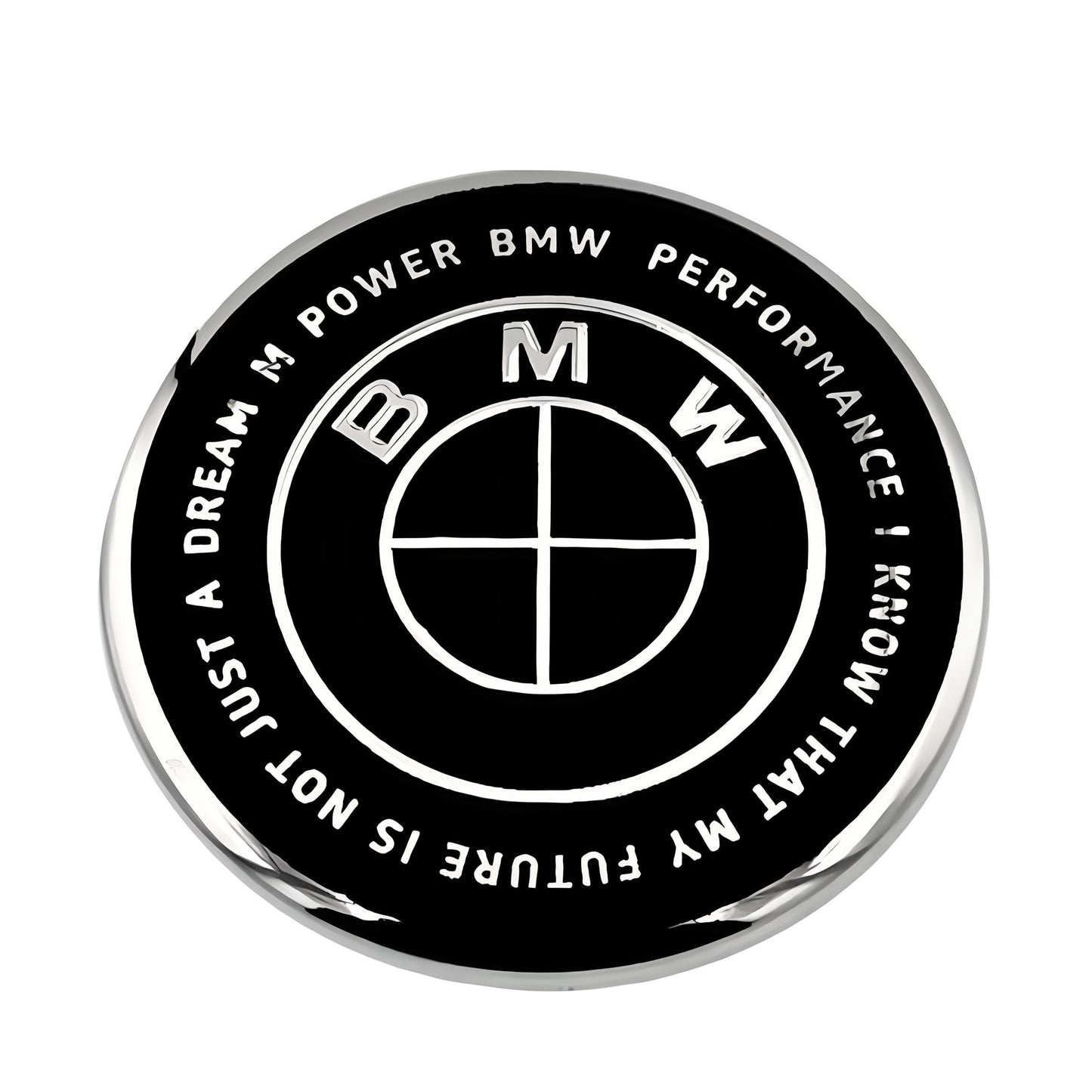 BMW 50th Anniversary Badge | Full Black - The Beamer Shop