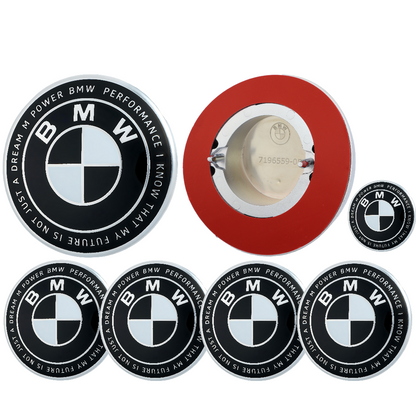BMW 50th Anniversary Badge | Black & White