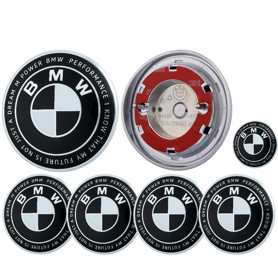 BMW 50th Anniversary Badge | Black & White