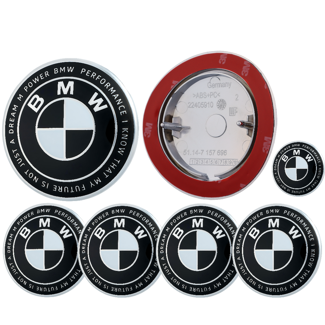BMW 50th Anniversary Badge | Black & White