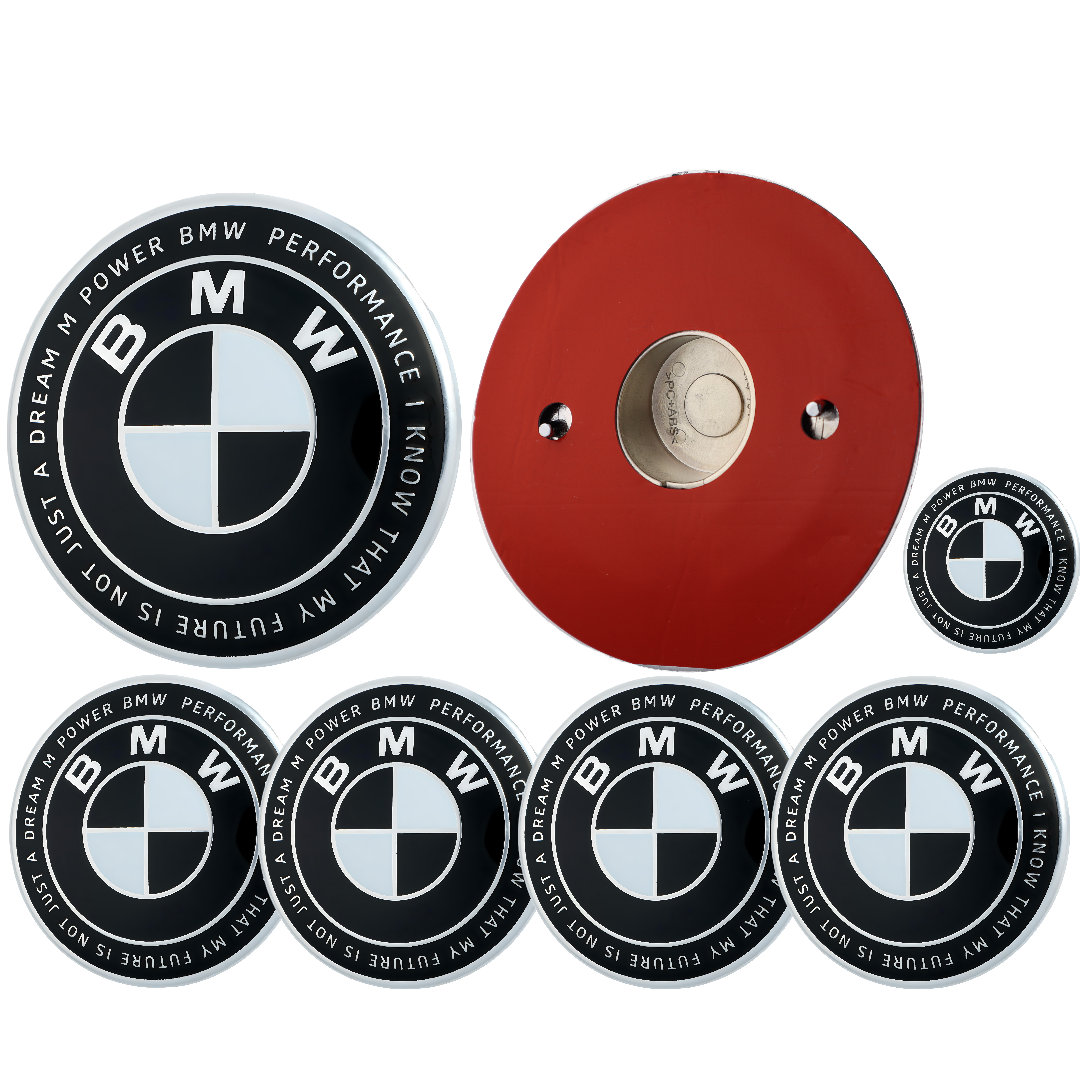 BMW 50th Anniversary Badge | Black & White