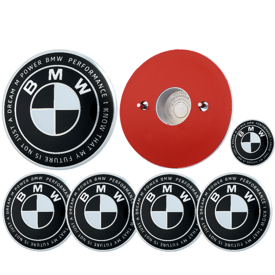 BMW 50th Anniversary Badge | Black & White