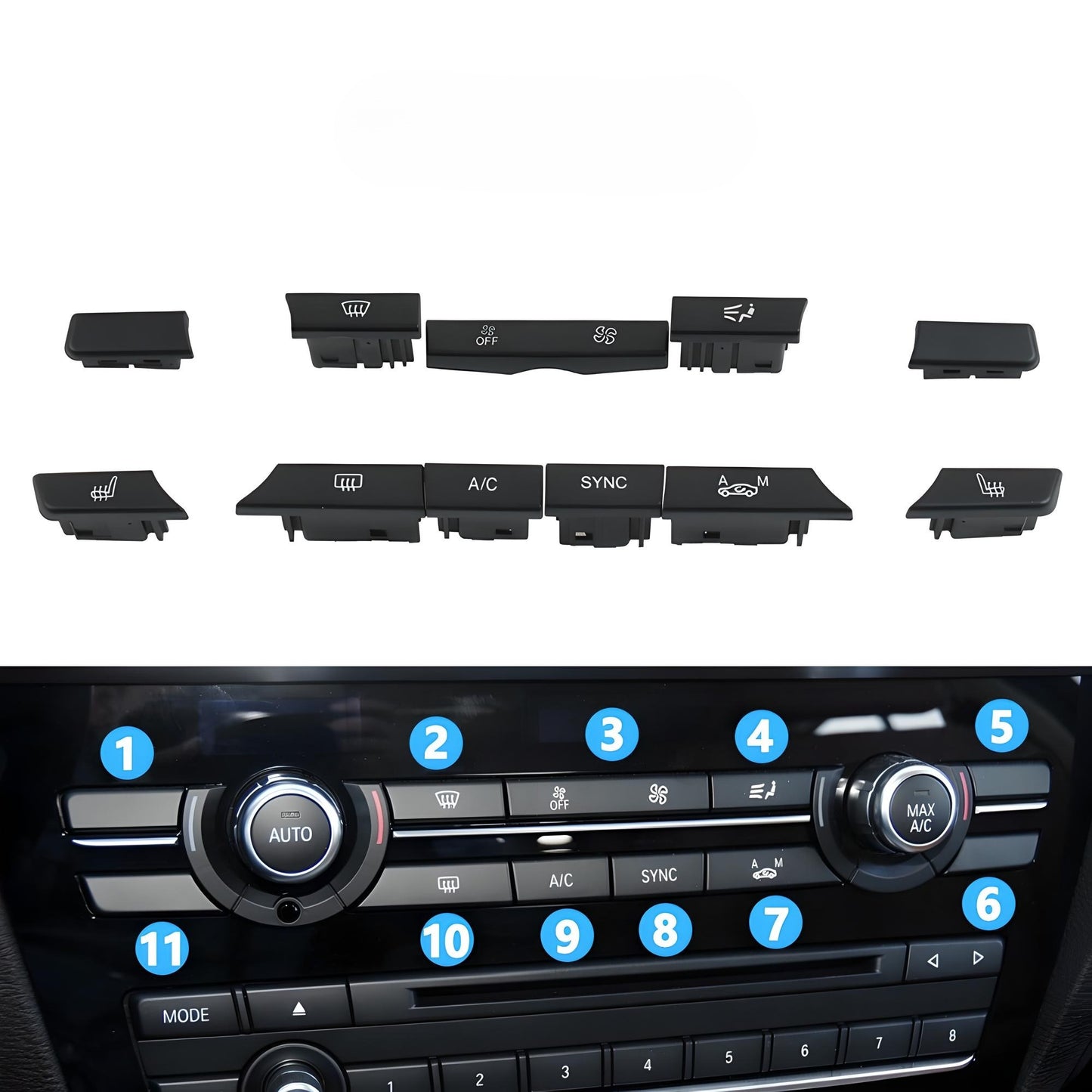 BMW Dashboard Buttons | X3 X4 Series (2013-2018)