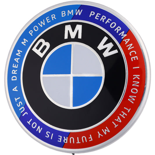 BMW Emblem 50 Jahre M | Blau & Rot