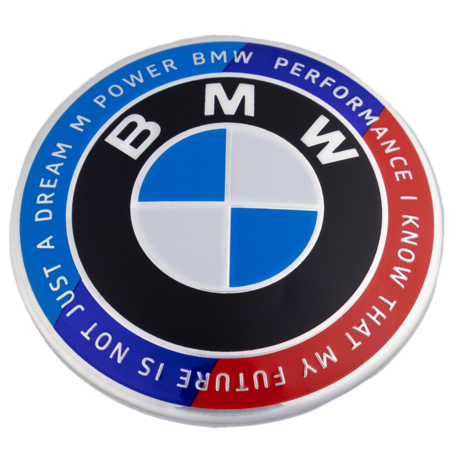 BMW 50th Anniversary Badge | Blue & Red