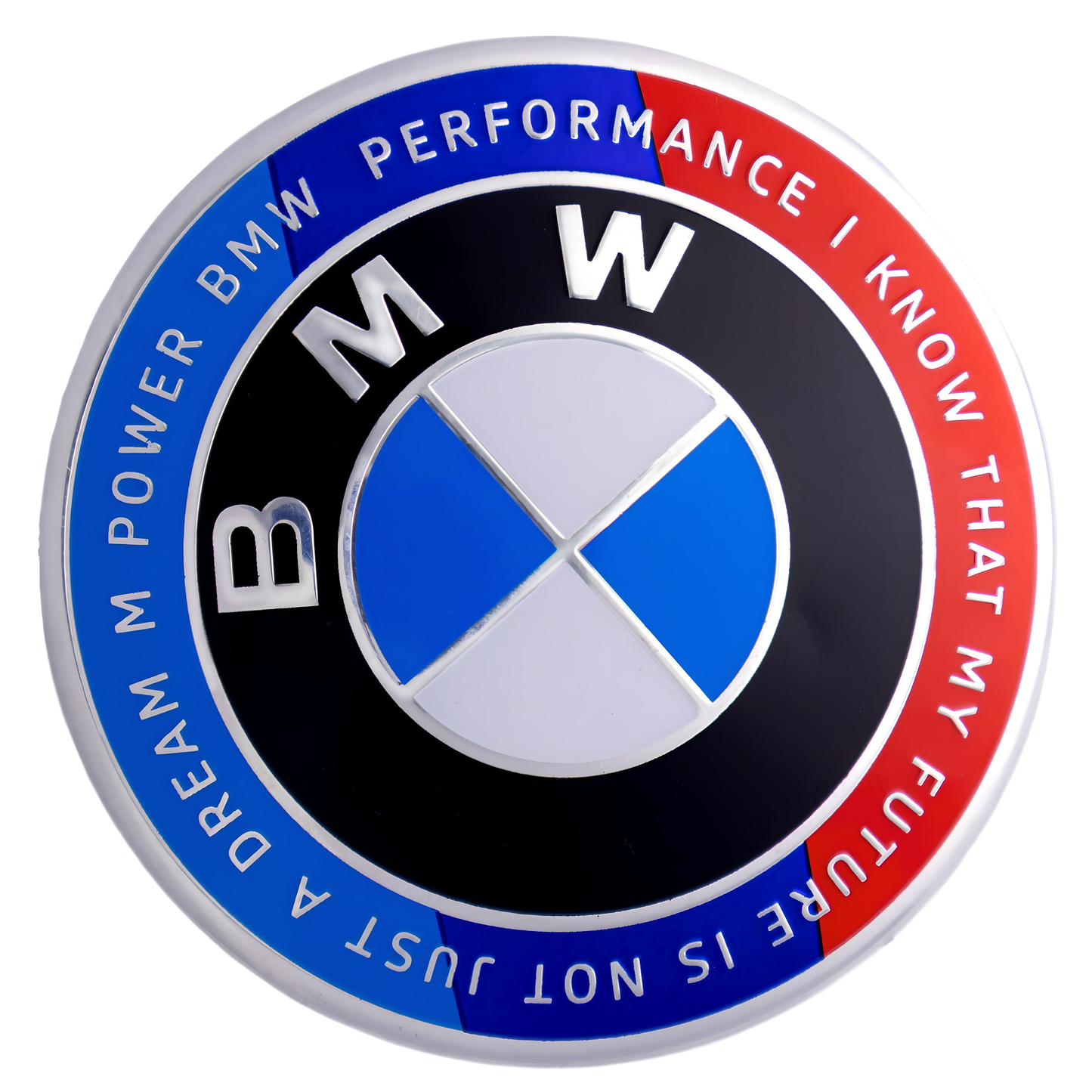 BMW 50th Anniversary Badge | Blue & Red