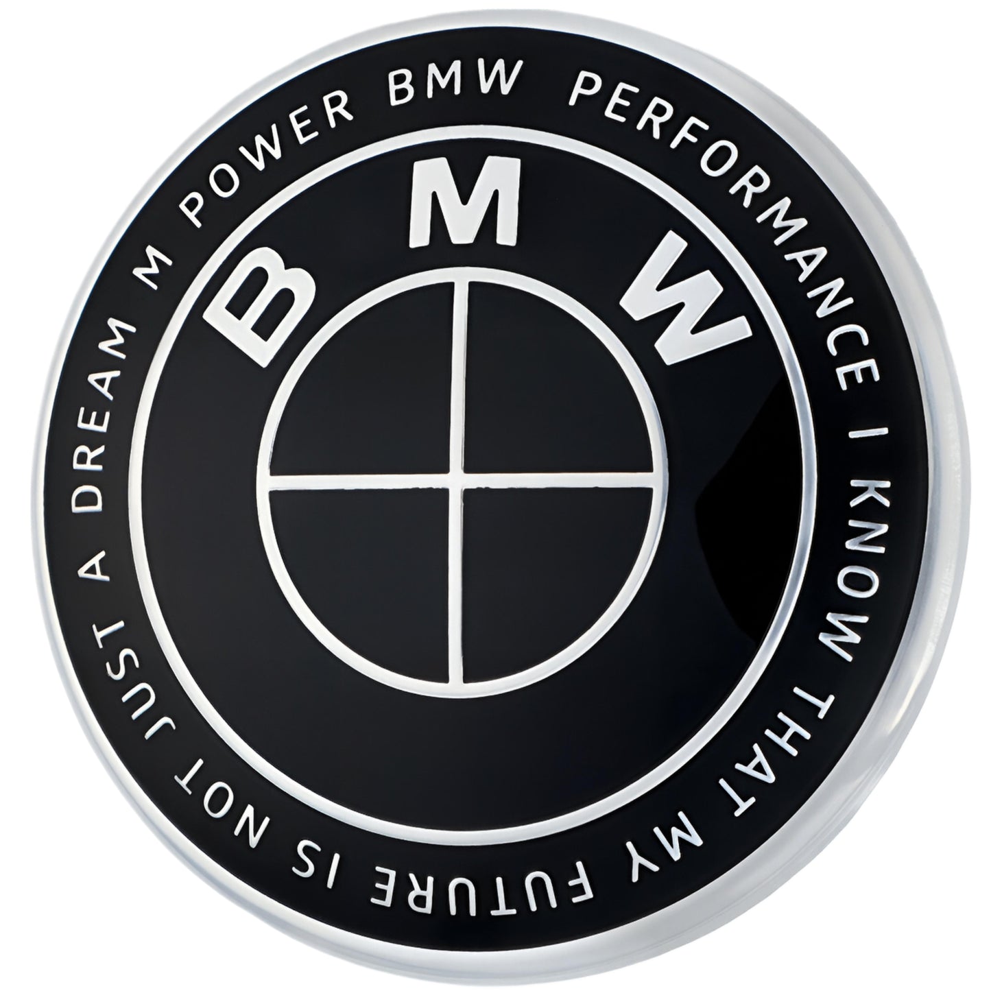 BMW 50th Anniversary Badge | Full Black