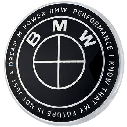 BMW 50th Anniversary Badge | Full Black