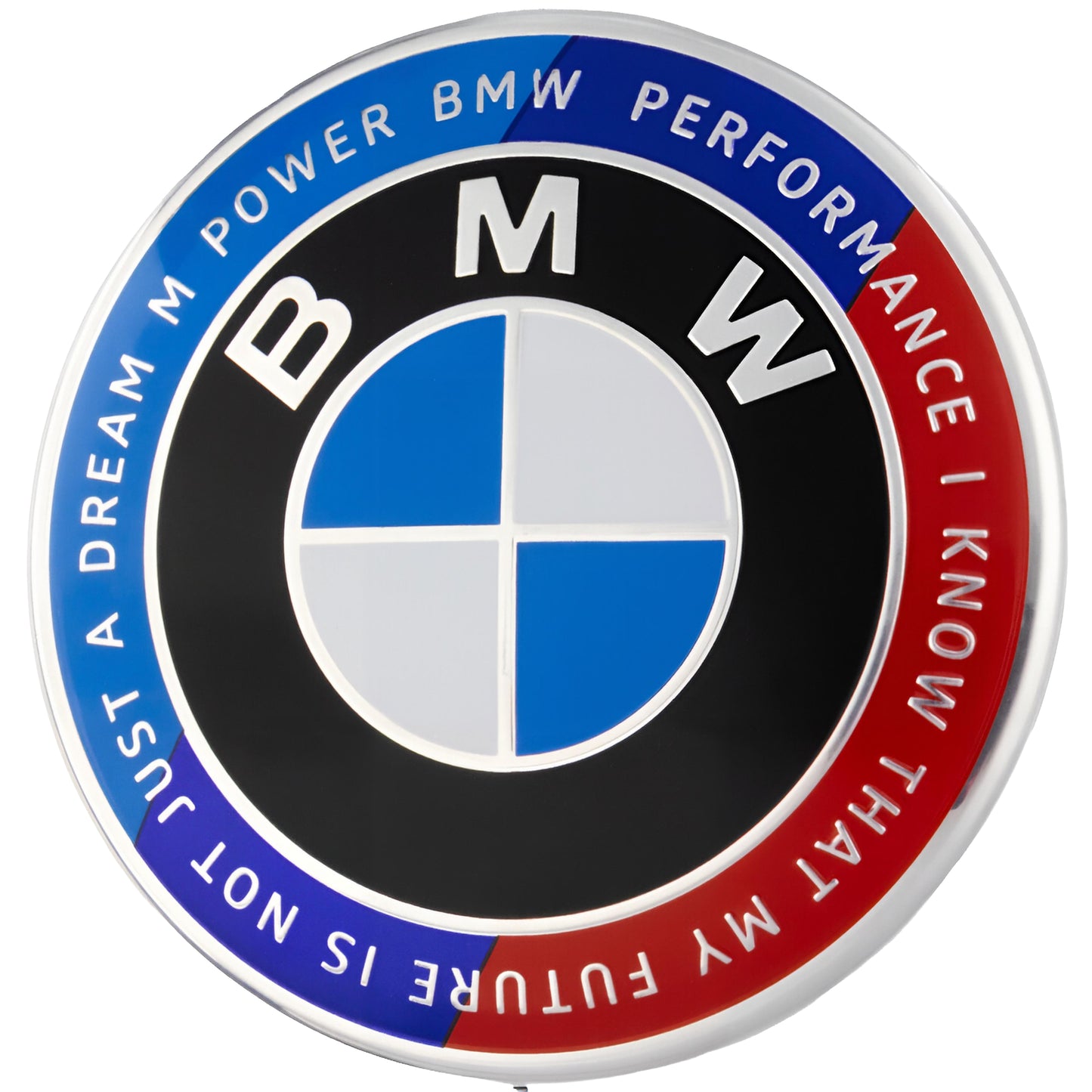BMW 50th Anniversary Badge | Blue & Red