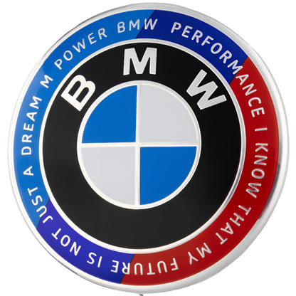 BMW 50th Anniversary Badge | Blue & Red