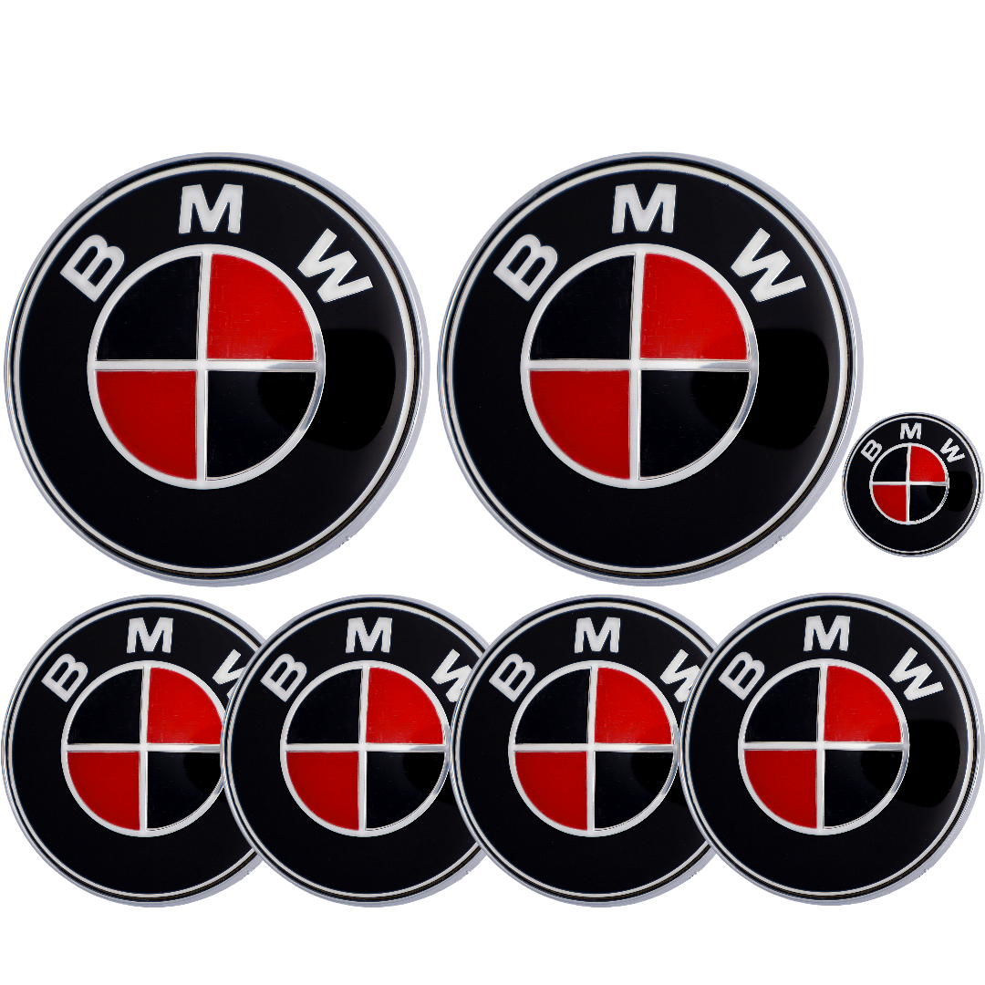 BMW Badge | Red & Black
