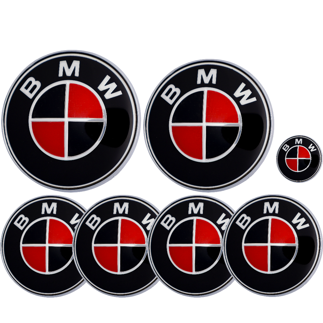 BMW Badge | Red & Black