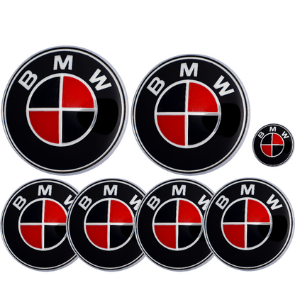 BMW Badge | Red & Black