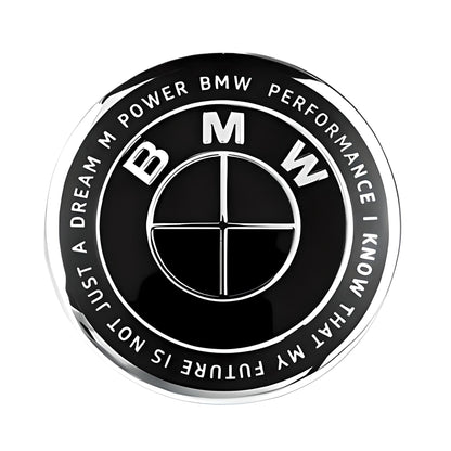 BMW 50th Anniversary Badge | Full Black - The Beamer Shop