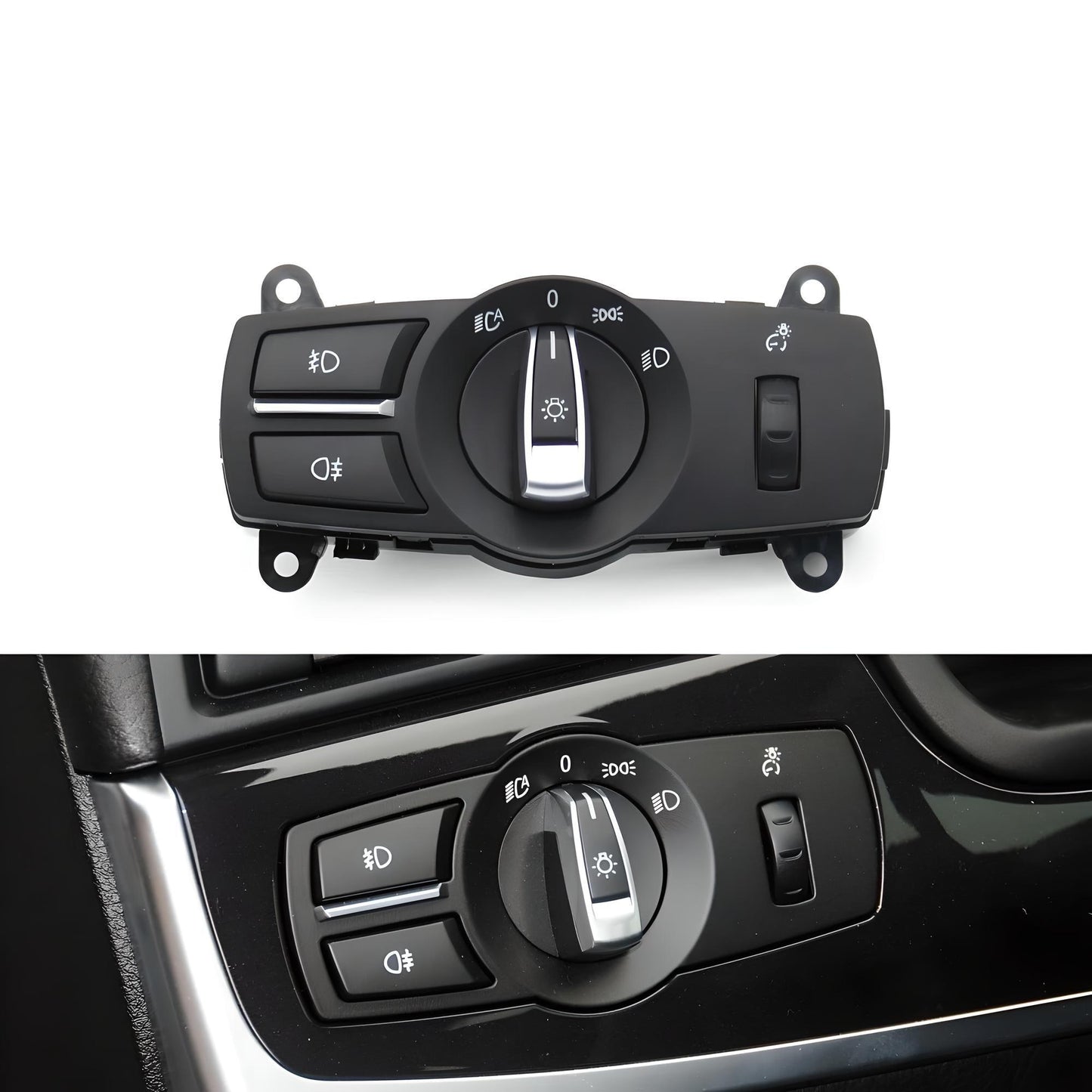 BMW HEAD LIGHT SWITCH | 5 6 7 X3 X4 F10 F11 F06 F12 F01 F02 F07 F25 F26 (2008 - 2018)