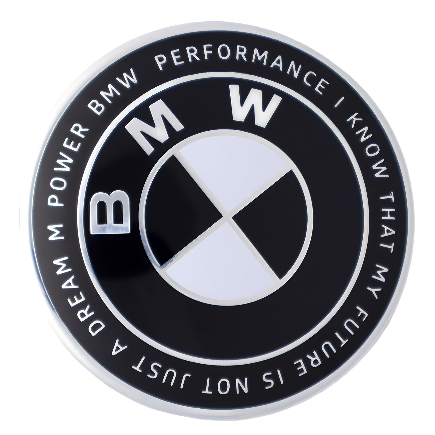 BMW 50th Anniversary Badge | Black & White