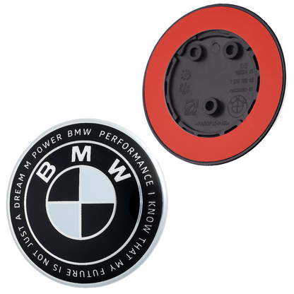 BMW 50th Anniversary Badge | Black & White