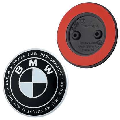 BMW 50th Anniversary Badge | Black & White