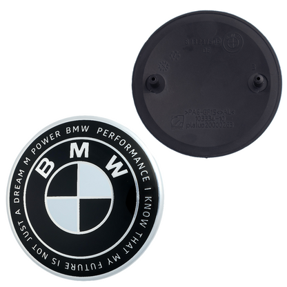BMW 50th Anniversary Badge | Black & White