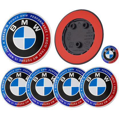 BMW 50th Anniversary Badge | Blue & Red