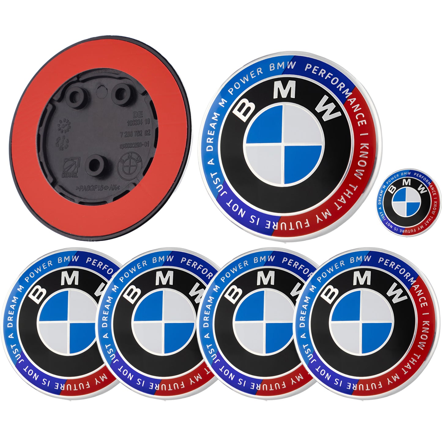 BMW 50th Anniversary Badge | Blue & Red