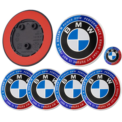 BMW 50th Anniversary Badge | Blue & Red