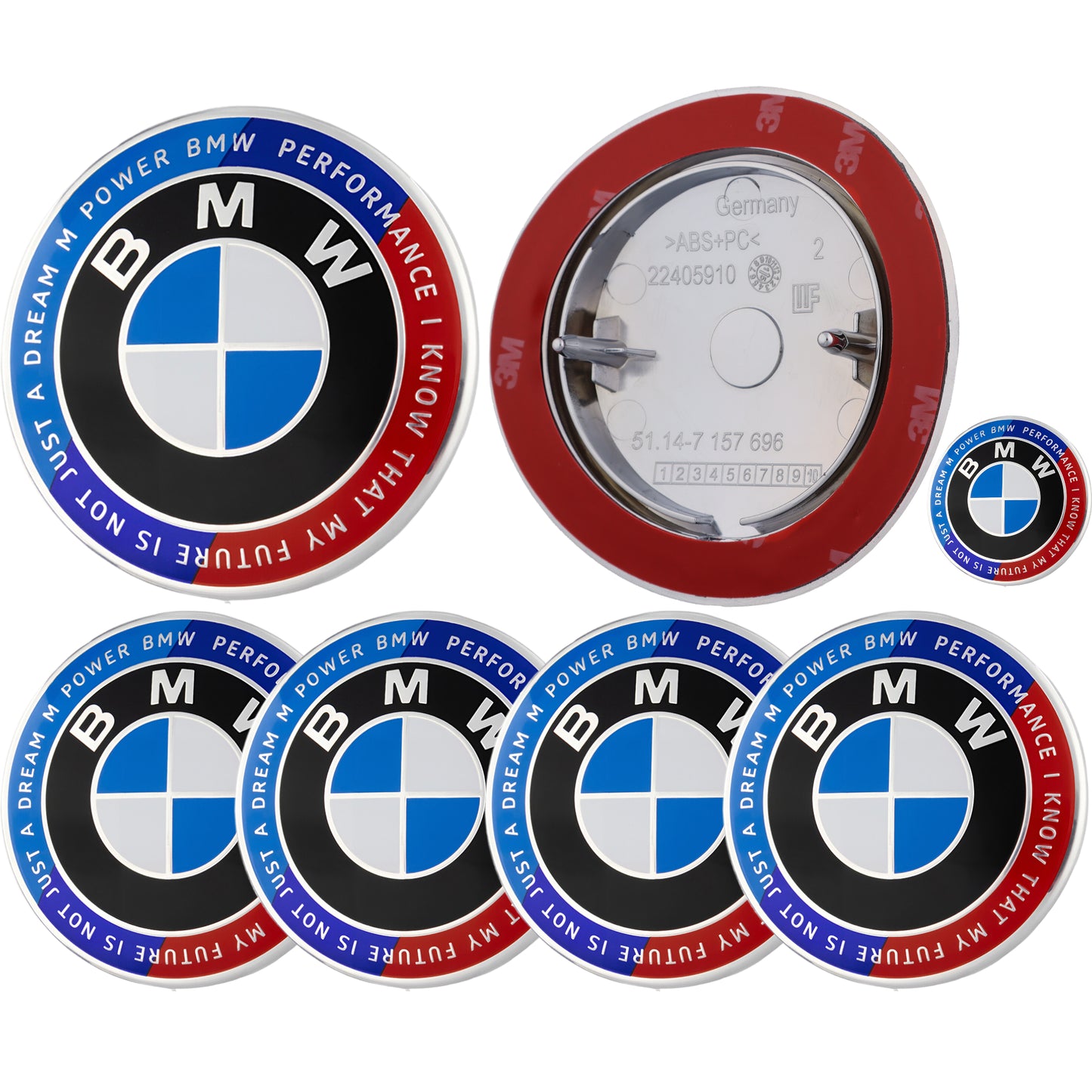 BMW 50th Anniversary Badge | Blue & Red