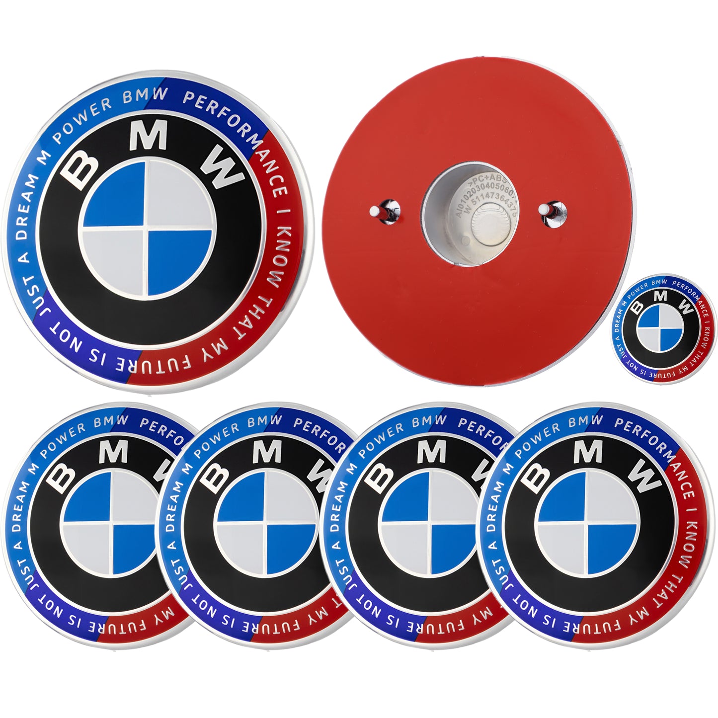 BMW 50th Anniversary Badge | Blue & Red