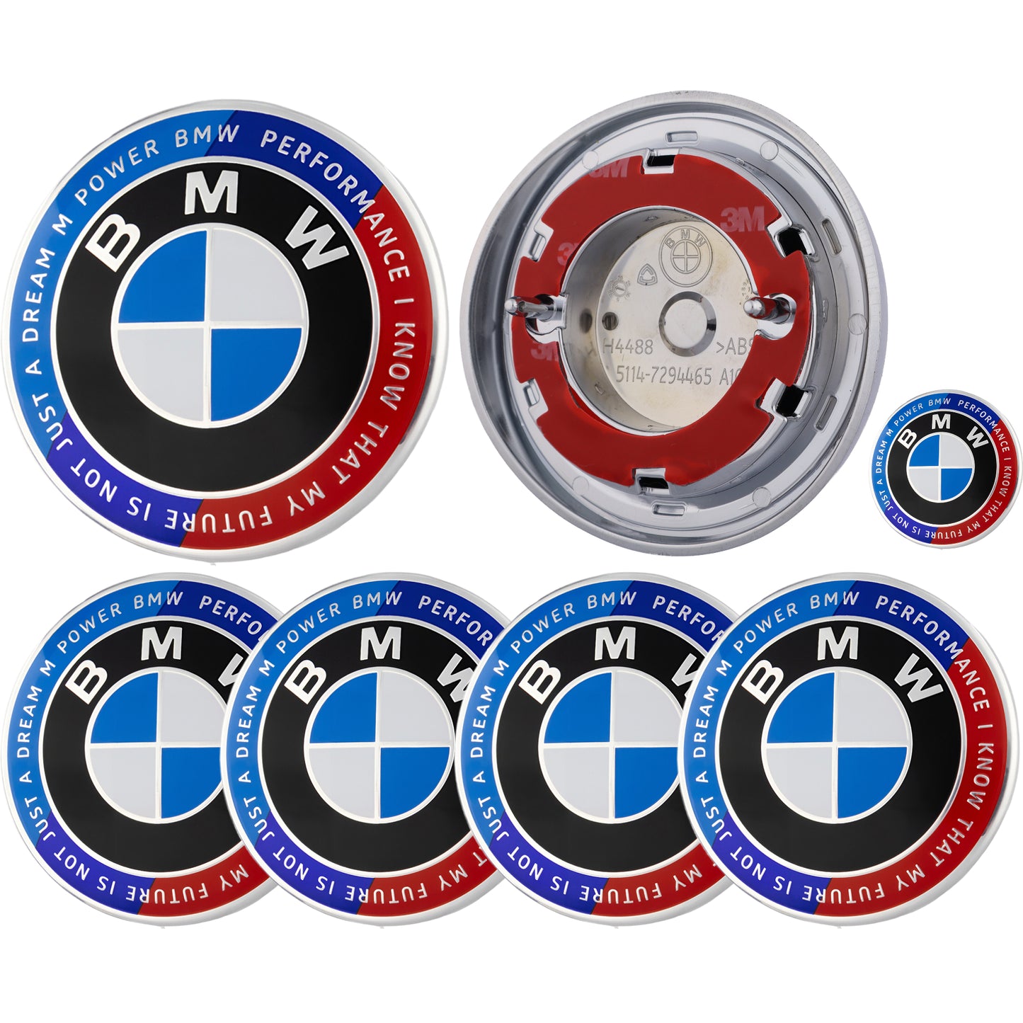 BMW 50th Anniversary Badge | Blue & Red