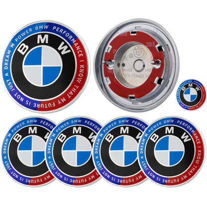 BMW 50th Anniversary Badge | Blue & Red
