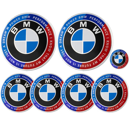BMW 50th Anniversary Badge | Blue & Red