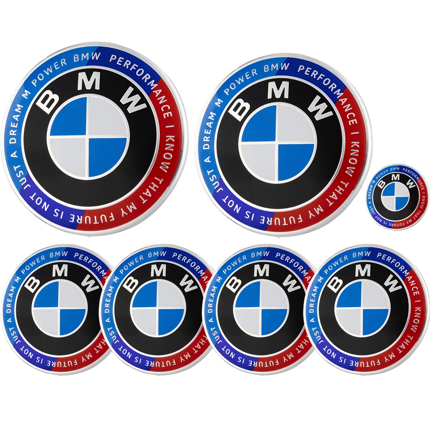 BMW 50th Anniversary Badge | Blue & Red