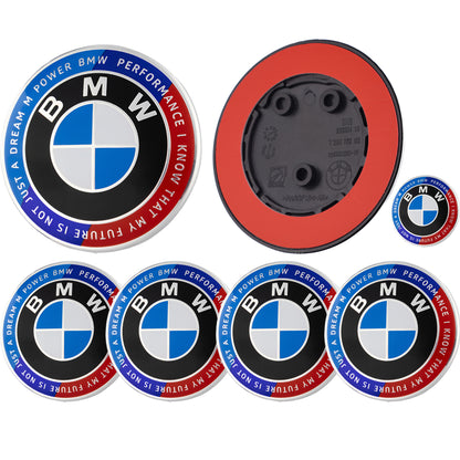 BMW 50th Anniversary Badge | Blue & Red