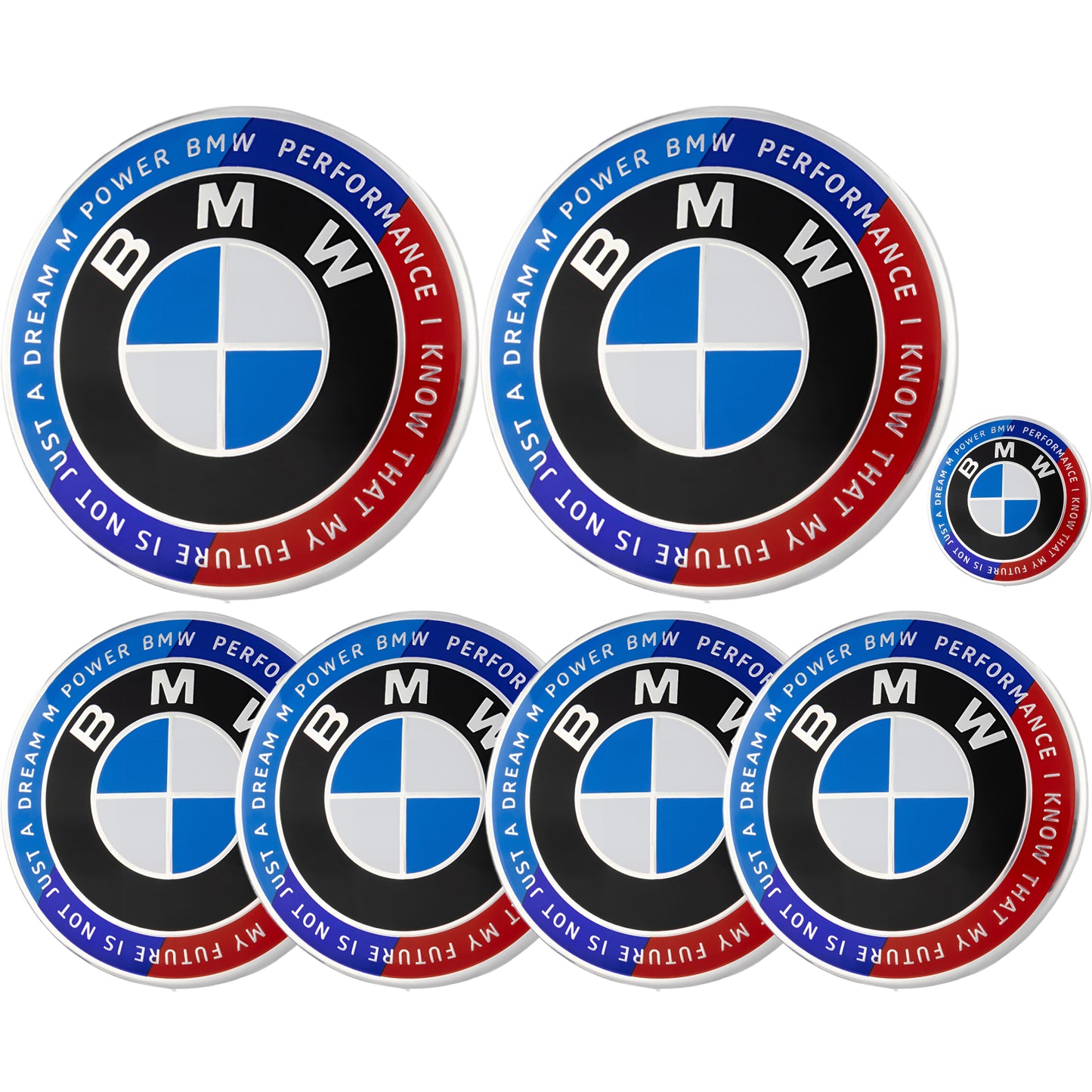 BMW 50th Anniversary Badge | Blue & Red