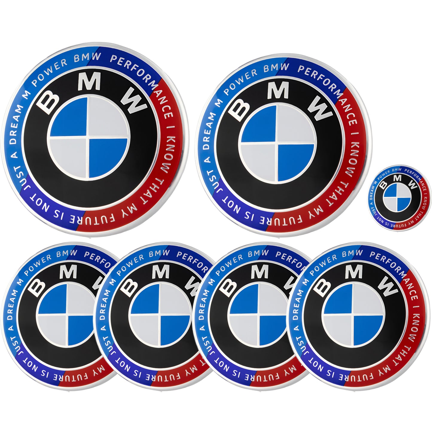 BMW 50th Anniversary Badge | Blue & Red