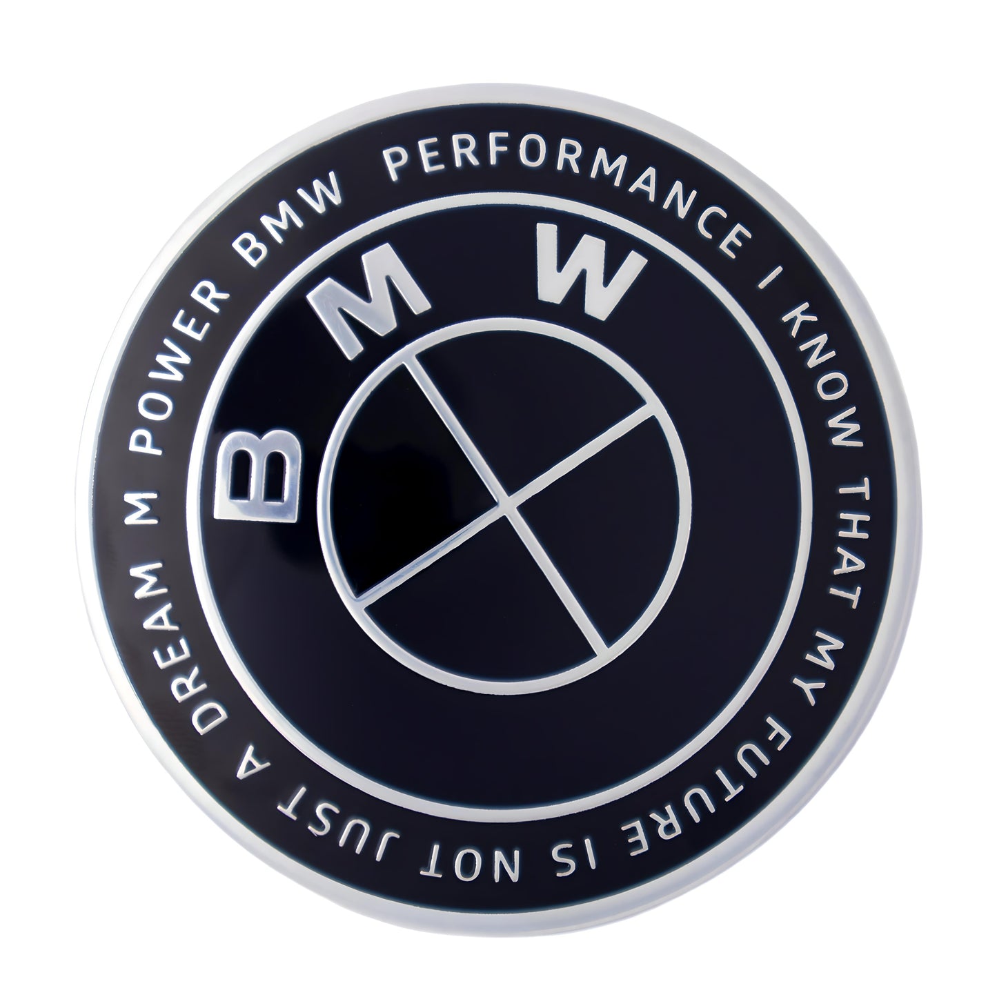 BMW 50th Anniversary Badge | Full Black
