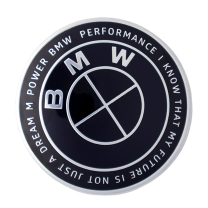 BMW 50th Anniversary Badge | Full Black