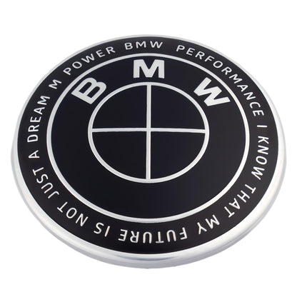 BMW 50th Anniversary Badge | Full Black