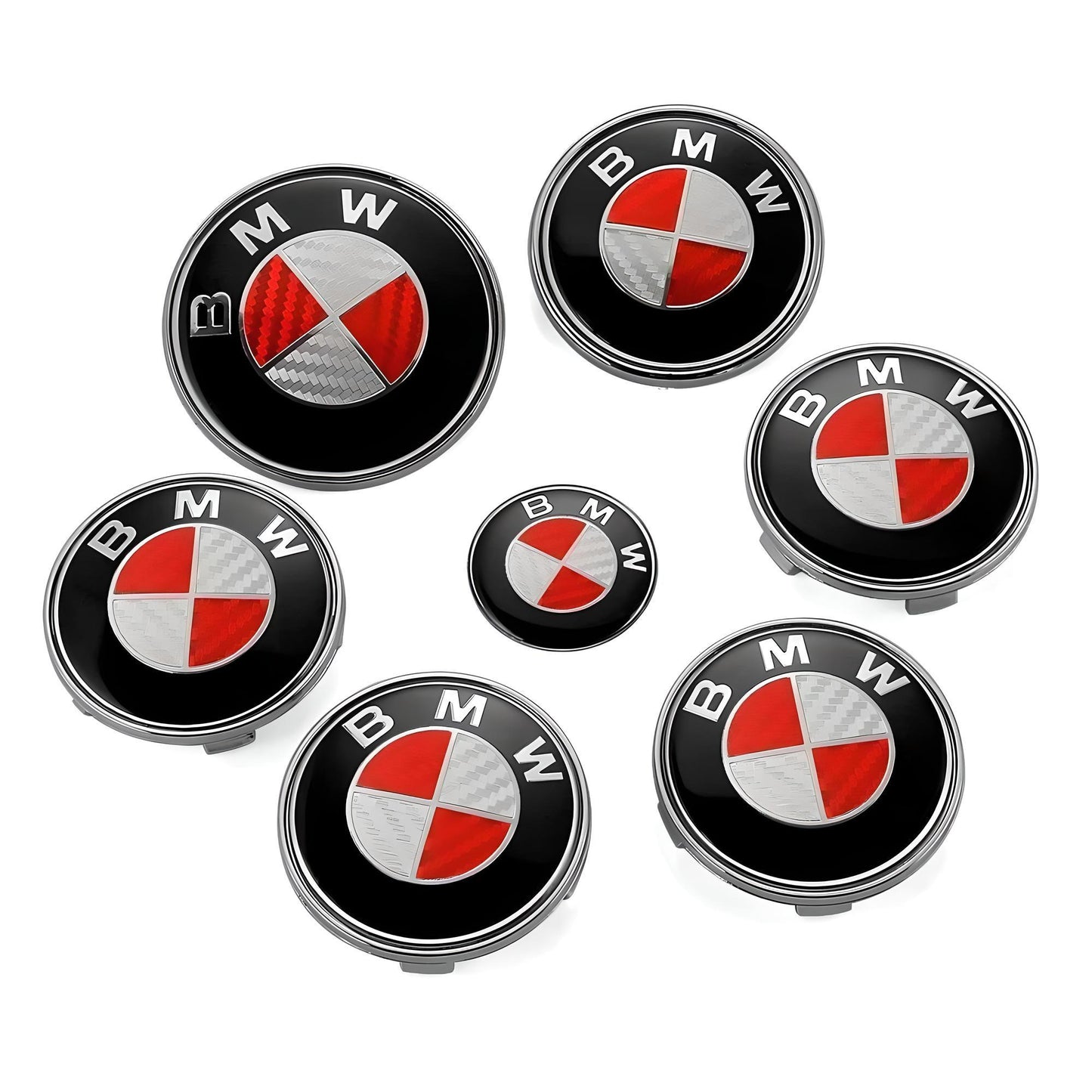 BMW BADGE | Red & Grey