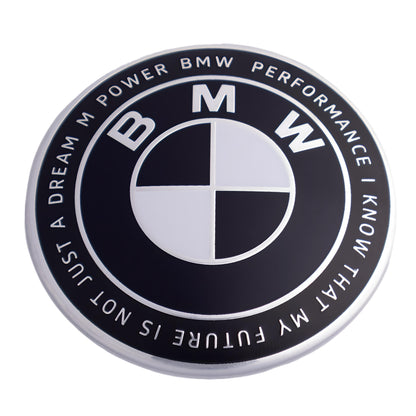 BMW 50th Anniversary Badge | Black & White